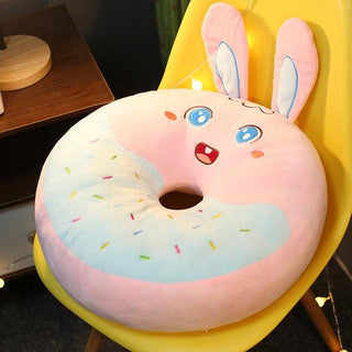 Soft Donut Bread Nap Pillows bunny Plushie Depot