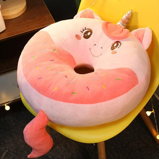 Soft Donut Bread Nap Pillows unicorn Plushie Depot