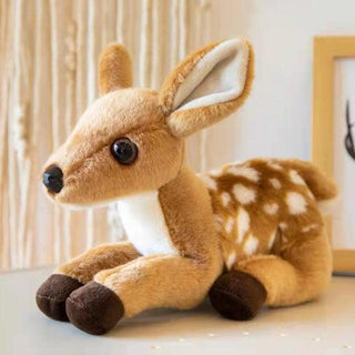 Realistically Cute Baby Deer Plush Toy Sika deer Stuffed Animals - Plushie Depot