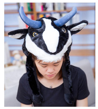 Soft and Funny Goat Plush Hats Plushie Depot