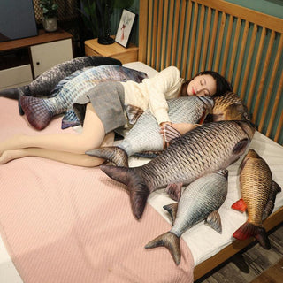 Funny Realistic Fish Plush Pillow Plush Toys Stuffed Animals - Plushie Depot