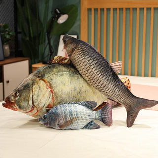 Funny Realistic Fish Plush Pillow Plush Toys Plushie Depot