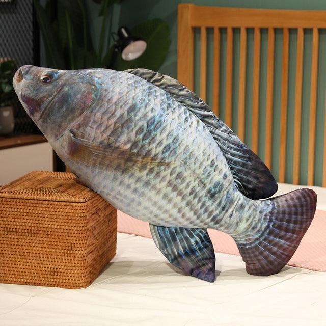 Funny Realistic Fish Plush Pillow Plush Toys 1 Stuffed Animals Plushie Depot
