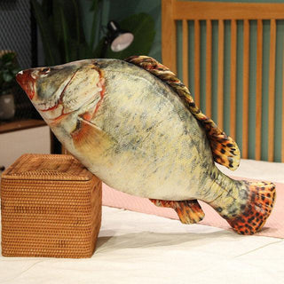 Funny Realistic Fish Plush Pillow Plush Toys 7 Plushie Depot