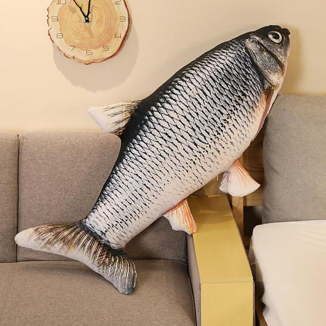 Funny Realistic Fish Plush Pillow Plush Toys 8 Stuffed Animals Plushie Depot