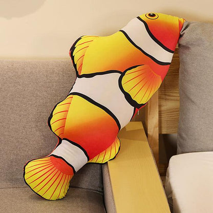 Funny Realistic Fish Plush Pillow Plush Toys 11 Stuffed Animals Plushie Depot