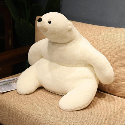 giant plush polar bear