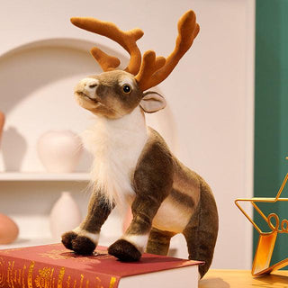 Realistic Christmas Reindeer Plush Toy Elk Plushie Depot