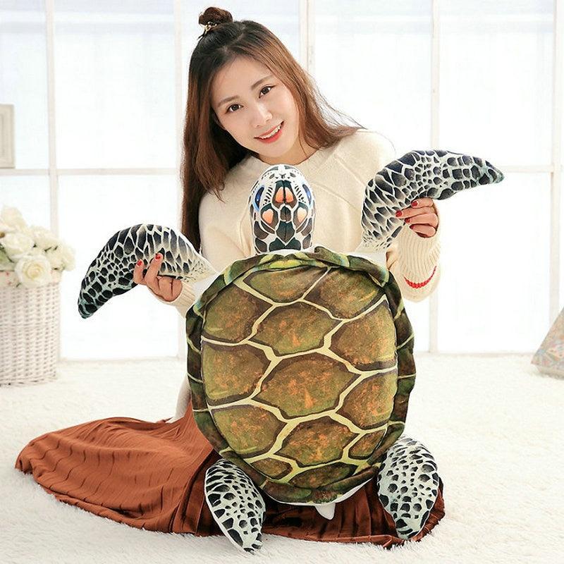 Realistic Sea Turtle Plushies 23'' - Plushie Depot