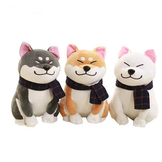 Scarf Shiba Inu Dog Stuffed Animals Stuffed Animals - Plushie Depot