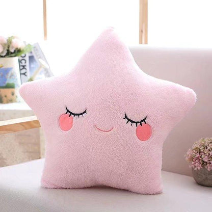 New Kawaii Sky Series Pillow Soft Star Clouds Water Plush Toys pink star Plushie Depot