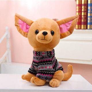 9.5" Cute Chihuahua Plush Toy Plushie Depot