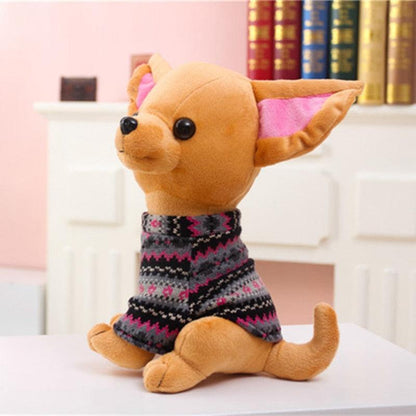 9.5" Cute Chihuahua Plush Toy Stuffed Animals Plushie Depot