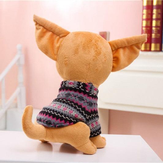 9.5" Cute Chihuahua Plush Toy Stuffed Animals Plushie Depot