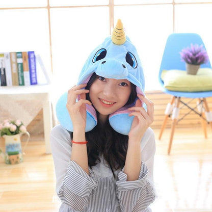 Kawaii Unicorn Plush Hat Pillows Plushie Depot