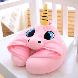 Kawaii Unicorn Plush Hat Pink Pillows - Plushie Depot
