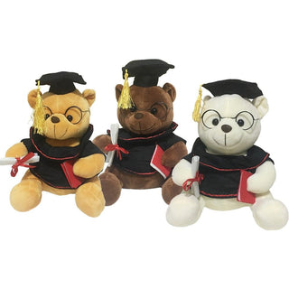 Graduation Aspiring Dr. Bear Plush Toy - Plushie Depot