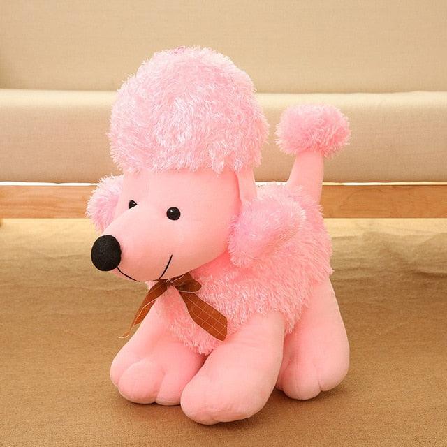 8"Plush Poodle Dog Toy Doll Pink Plushie Depot