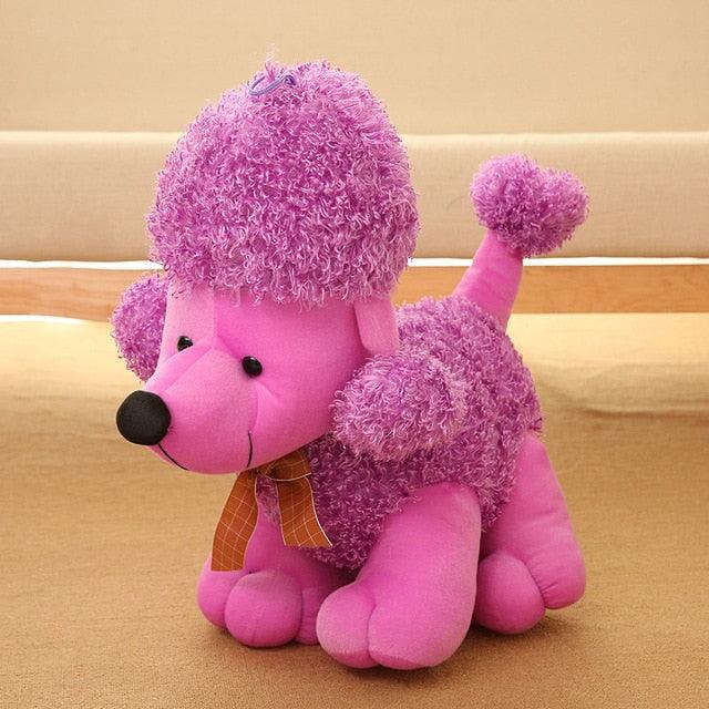 8"Plush Poodle Dog Toy Doll Purple Plushie Depot