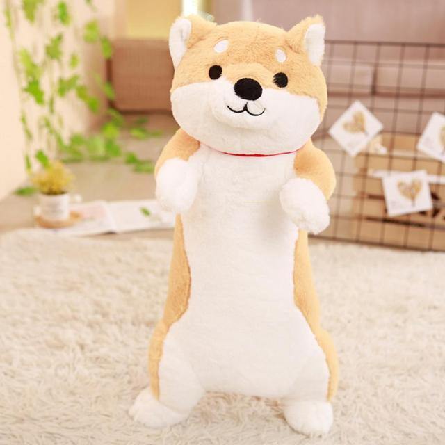 23" Cute Corgi Dog Plush Toys Brown Stuffed Animals Plushie Depot