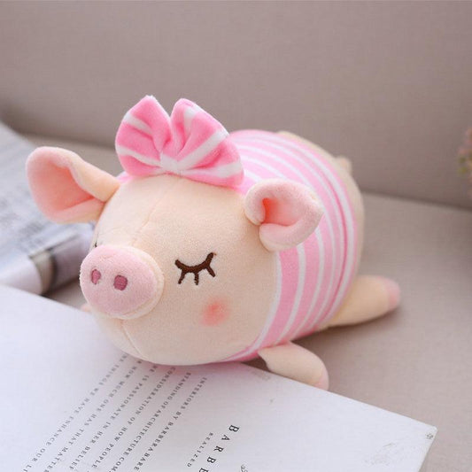 Cute Pig with a Bow Plushie Plushie Depot