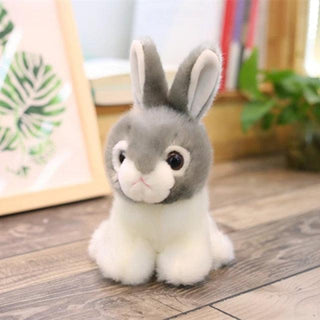 Kawaii Bunny Plushies 8" Gray - Plushie Depot