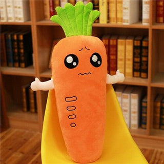 17.5" Funny Stuffed Carrot Plush Toy 2 Plushie Depot