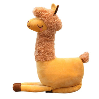 Extra Cute Sleeping Alpaca Plushy Stuffed Animals - Plushie Depot
