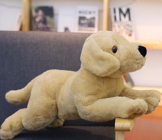 15" Cute Labrador Retriever Dog Plush Toys, Stuffed Animals light brown Stuffed Animals Plushie Depot