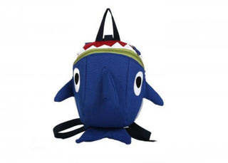 Cute Cartoon Shark Backpack one size Blue Plushie Depot