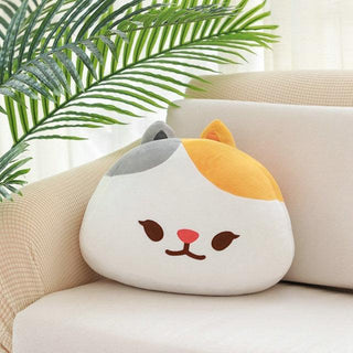 Kawaii Animal Head Plush Pillows - Plushie Depot