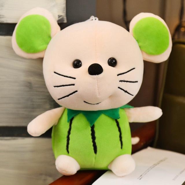 Kawaii Cartoon Fruit Mouse Plush Toys 25cm 3 Plushie Depot