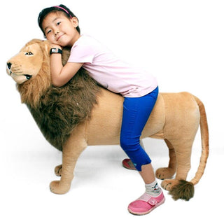 43" / 110 CM Giant Domineering Lion Stuffed Soft Plush Toy Plushie Depot